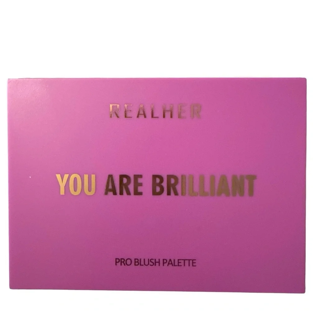 RealHer “You Are Brilliant” Pro Blush Palette 6 Shade Face Palette Cruelty Free
